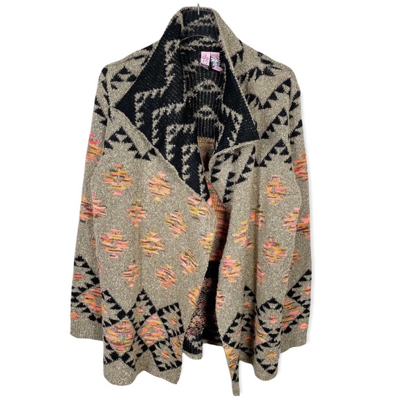 AZTEC Southwest Longline Open Cardigan - Picture 1 of 6